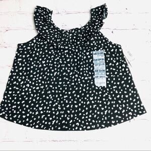 Old Navy Girls Polka Dot Print Top 18-24 M
